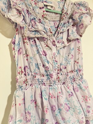 Love Shack Fancy For Target Womens Floral Coquette Lace Dress Purple Size  Large | eBay