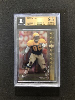 1994 Upper Deck SP SEAN JONES #166 BGS GRADED 9.5   GEM MINT   PRO BOWL