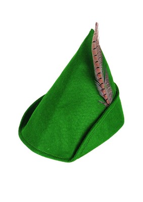 Adulti Verde Robin Hood Piuma Cappello da Uomo Fantasia In Tessuto Festa  Costume Accessorio | eBay
