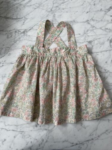 Nwt Bonton Poppy Rose Liberty Of London Cotton Blouse Top 6 8 Y Bonpoint - Picture 2 of 6
