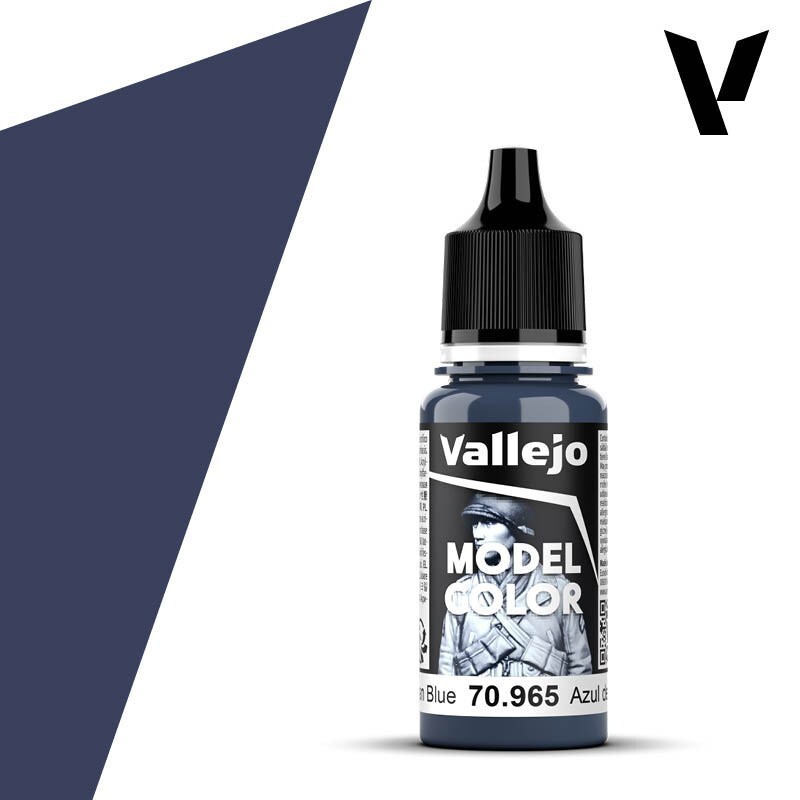 Vallejo Model Color Prussian Blue Acrylic 18ml/0.60 fl oz Dropper Bottle 70.965