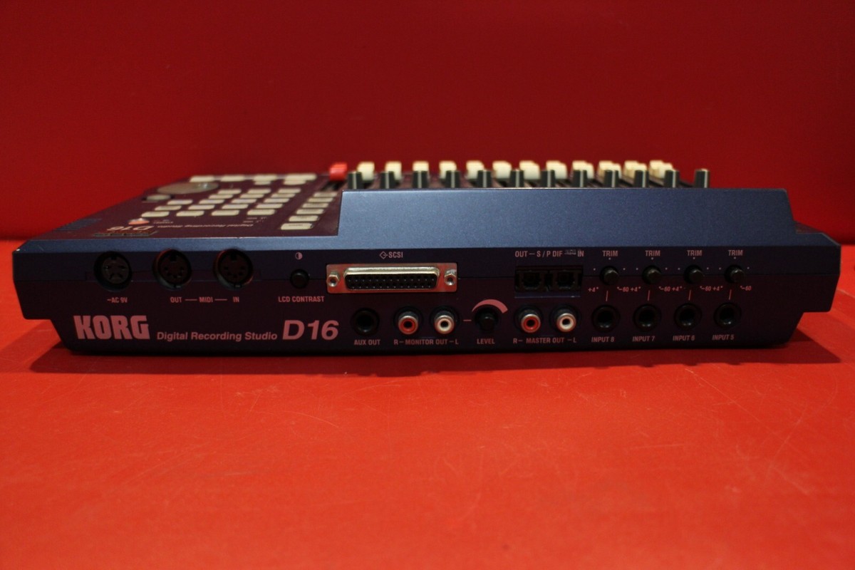 USED KORG D-16 D16 Digital Recording Studio d16 Recorder MTR U2118