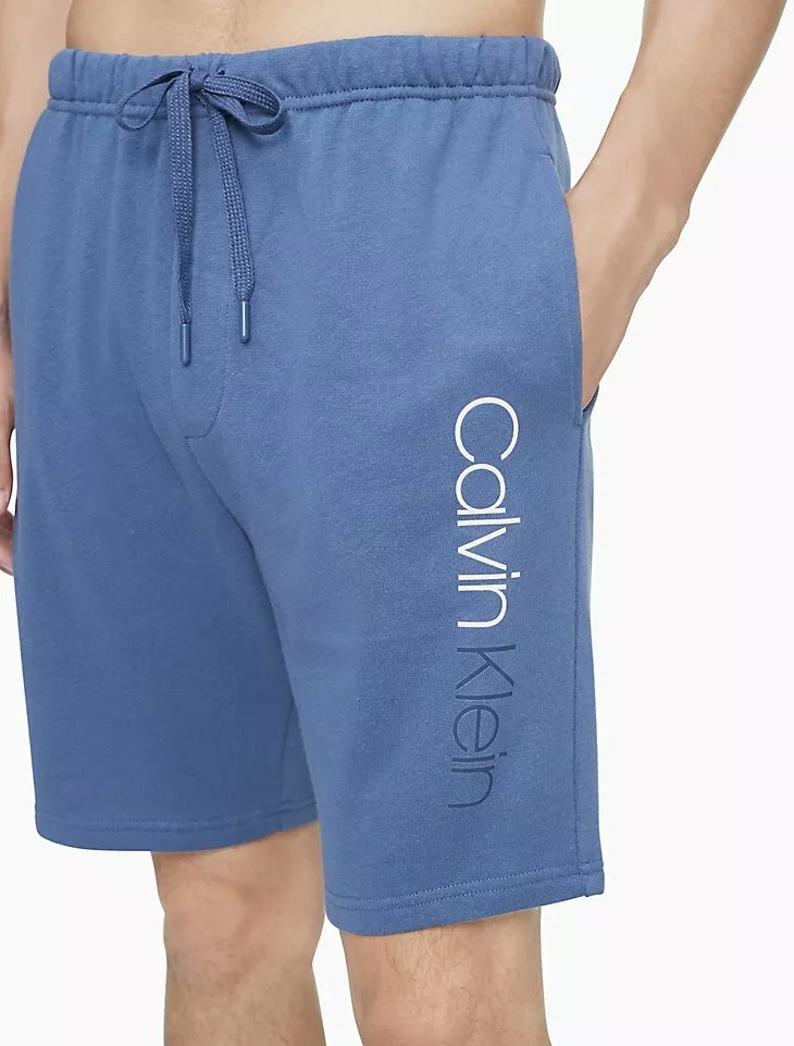 Calvin Klein Men's sleepwear SLEEP SHORTS Drawstring Sleep short Blue  Pajamas