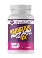 ProCare Health - Bariatric Multivitamin Capsule - 45mg Iron - 1 Once Daily - 90c