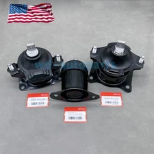OEM! 3PC Motor Mounts Set for 03-07 Honda Accord 04-08 Acura TSX 2.4L Auto Trans