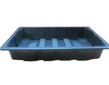 10 x Half Size Shallow Drip Trays / Seed Trays Without Drainage Holes