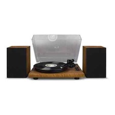 Crosley C62 Bluetooth Turntable Record Player w/ Stereo Speakers Vintage Walnut