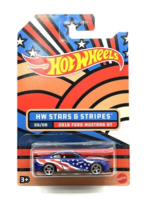 Hot Wheels HW STARS & STRIPES Ford Mustang GT SUPER CUSTOM WHEEL