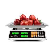 Price Computing Scale 88lb/40kg Commercial Food Scale for Produce Meat with S...