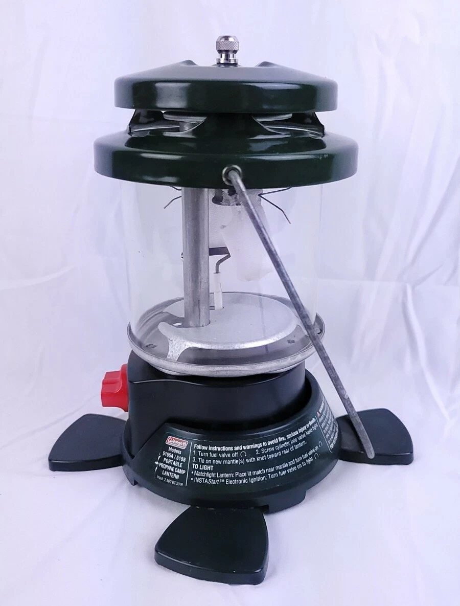 Used Working Coleman Portable Propane Camp Lantern 5155A/5158 Instastart |  eBay