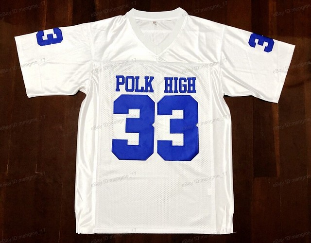 Al Bundy 33 Polk High Married With Children Men Football Jersey Blue