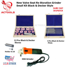 New Valve Seat Re Storation Grinder 230v 50hz Small Kit Black Decker Style