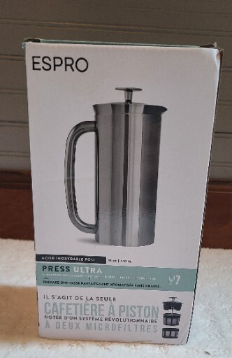 Williams Sonoma ESPRO P7 French Press Ultra 18 oz Stainless Steel 