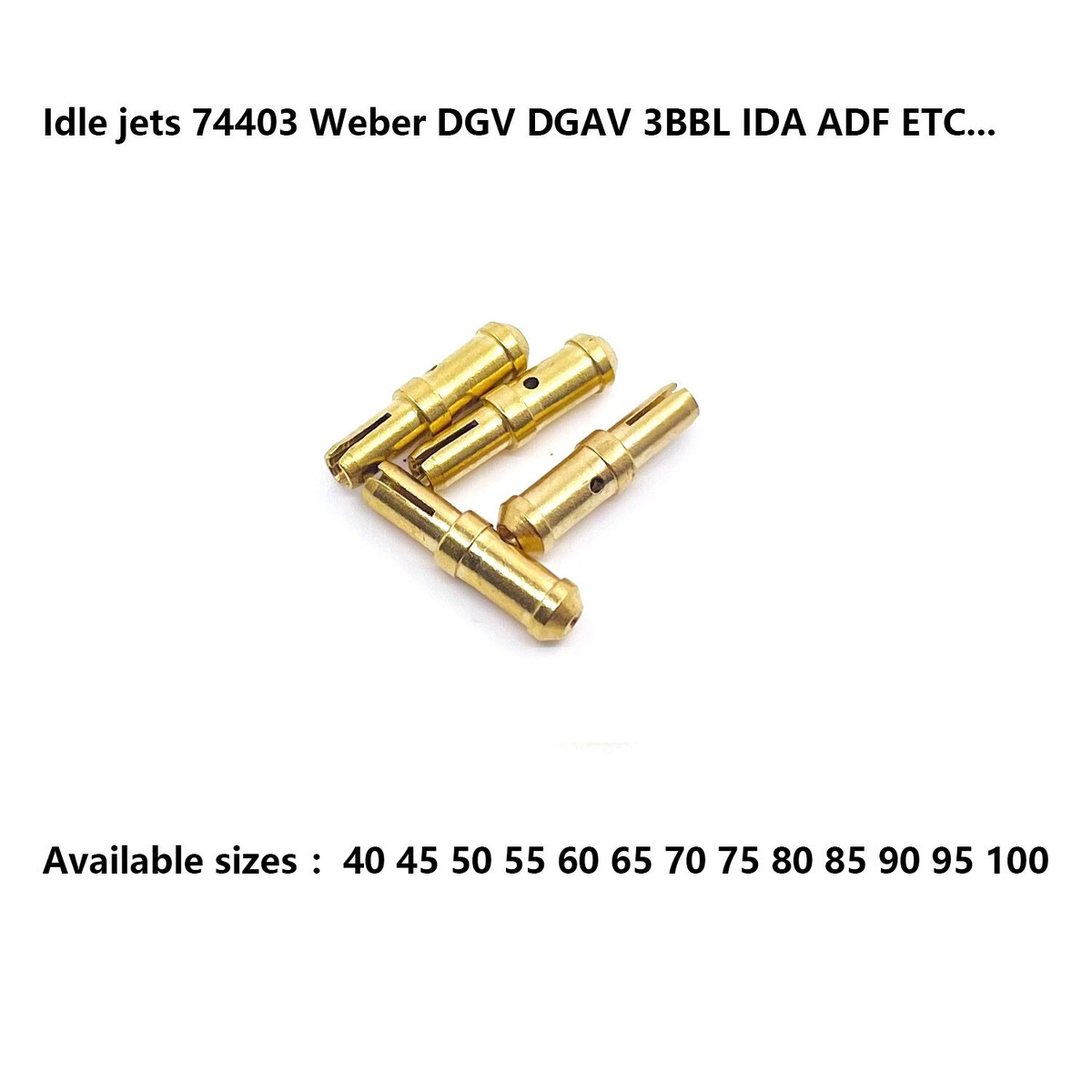 Carb Tuning Jet Kit Weber 32/36 DGV Carburetor Jetting Kit - Main Jets ...