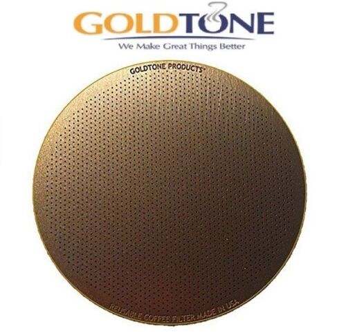 GoldTone Reusable Disk Coffee Filter for Aeropress Coffee Espresso Makers USA - Picture 1 of 6