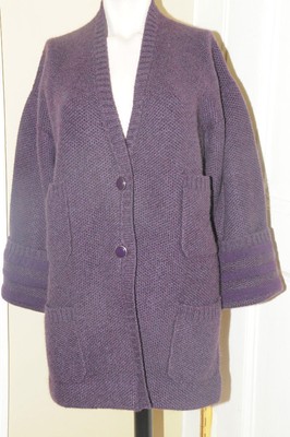 chanel purple sweater