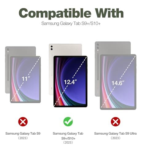 Case for Samsung Galaxy Tab S10 Plus (2024) / Galaxy Tab S9 Plus (2023) Pink - Picture 8 of 8