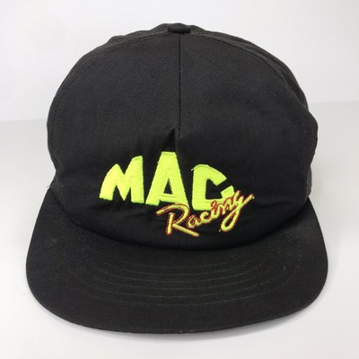 Vintage MAC Racing Hat Snapback Black 