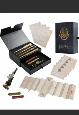 Harry Potter Gifts Writing Set Keepsake Box With Wand Pen Set Wax Seal Stamp