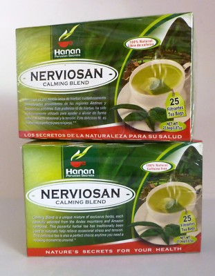 50 Tea bags Nerviosan / Valeriana  (Calming Blend /Valerian Root Tea bags (Hanan