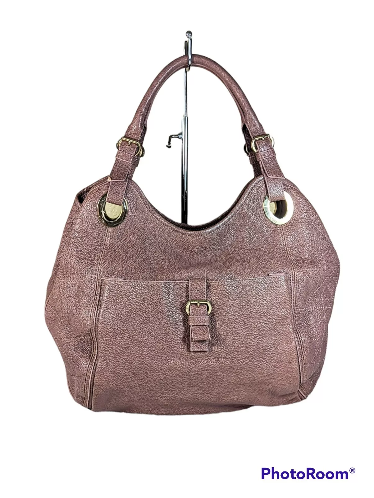 Sac à bandoulière authentique Christian Dior Cannage cuir