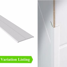 Corner Wall Protector Plastic Flexible Angle x 2.5 Metres / White, Cream & Brown