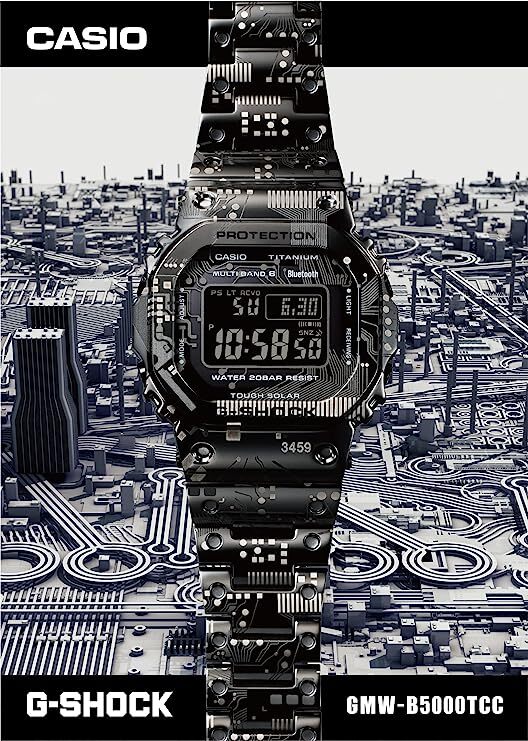 Casio G-SHOCK Men's Black Dial Watch GMW-B5000TCC-1JR | eBay UK