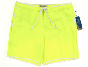 mens neon yellow swim shorts