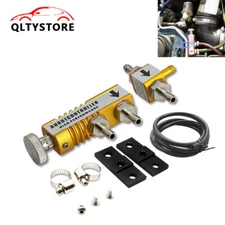 Adjustable Racing Manual Turbo Boost Bypass Controller Kit 30PSI Gold Universal