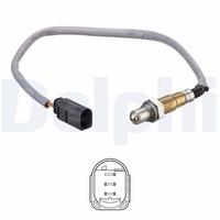 Lambdasonde Sensor Abgassteuerung Delphi ES21281-12B1 FüR Mercedes Sprinter B907
