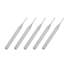 10Pcs 0.8mm Carbide End Mill Engraving Cutter for CNC Router Bits 1/8" Shank