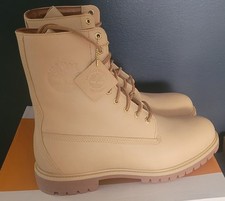 NEW TIMBERLAND FOUNDER'S 8"-INCH PREMIUM WATERPROOF "BEIGE" BOOTS MEN'S US 8