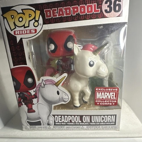 Funko Pop! Vinyl Marvel Deadpool on Unicorn Collector Corps Exclusive #36