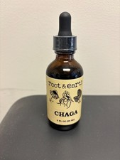 CHAGA MUSHROOM Tincture Root  Earth 2oz