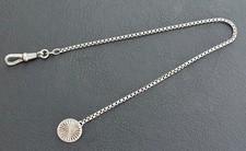 Taschenuhrkette 835 Silber 6,6 Gramm 26cm Kette Silber Taschenuhr Venezianer