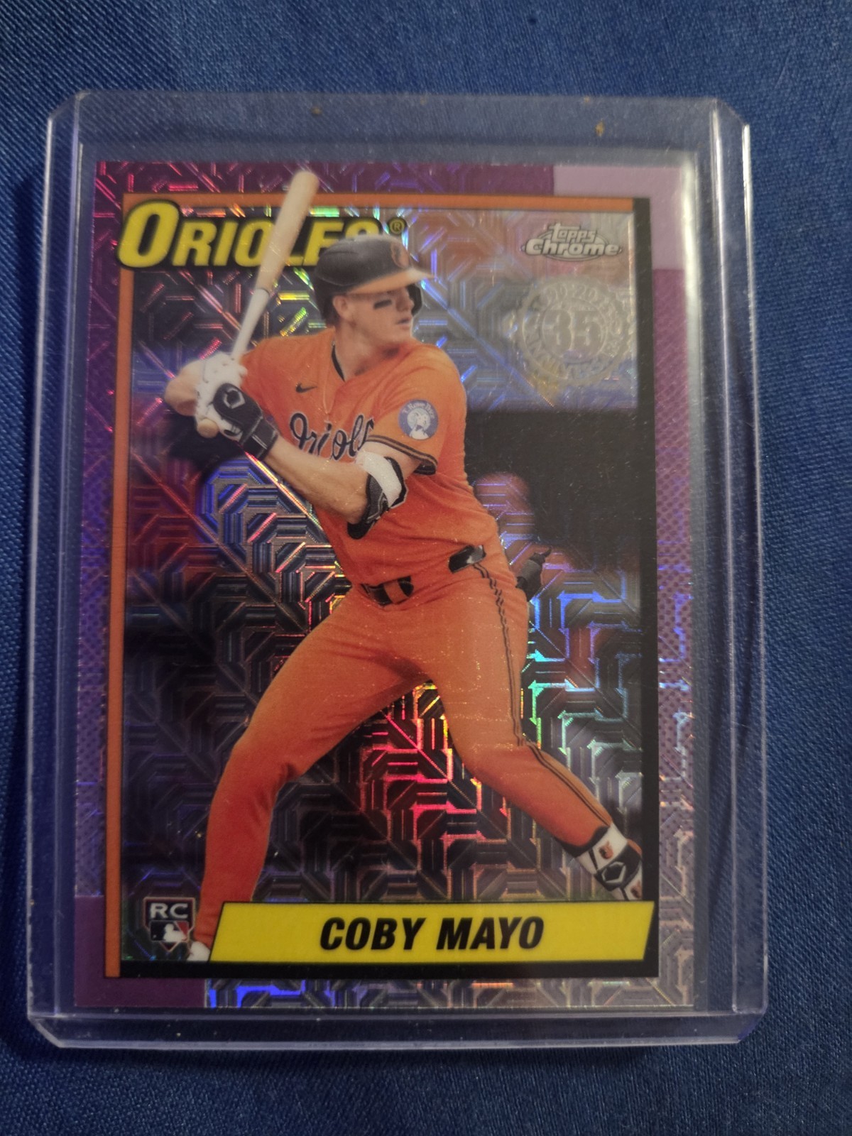 2025 Topps Update 1990 Topps Chrome Silver Pack Coby Mayo #U90C-51