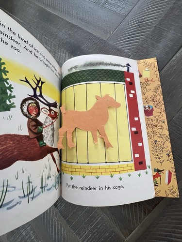 1951 Little Golden Book #112 ALBERT'S ZOO 1. Auflage "A" enthält 1 Schablone ohne Markierungen - Bild 12 von 18