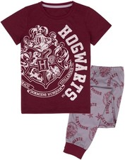 Harry Potter Red Short Sleeve Long Leg Pyjama Set Girls