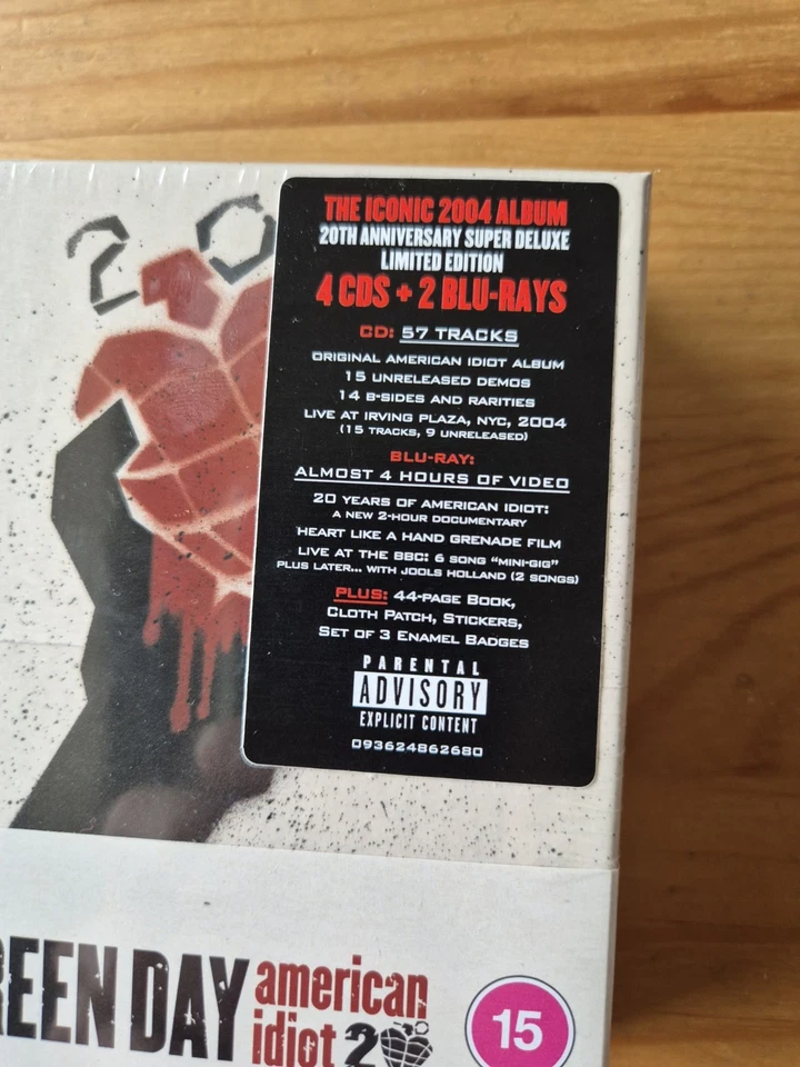 4 CD + 2 Blu-Ray Box NEU + in Folie Green Day American Idiot 20 Reprise Records - Bild 2 von 4