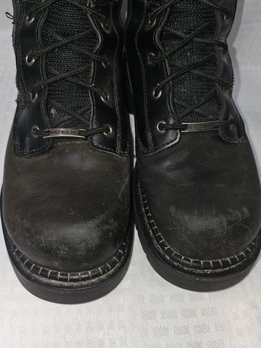 Harley Davidson 91542 Herren Größe 9,5 Leder Reißverschluss Motorrad Reitstiefel Schwarz  - Bild 5 von 11