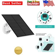 Monocrystalline 5W Solar Panel with Waterproof Design for Security Cameras