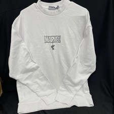 Marvel White Crew Spiderman Graphic Sweatshirt Men s XLarge By Difuzed