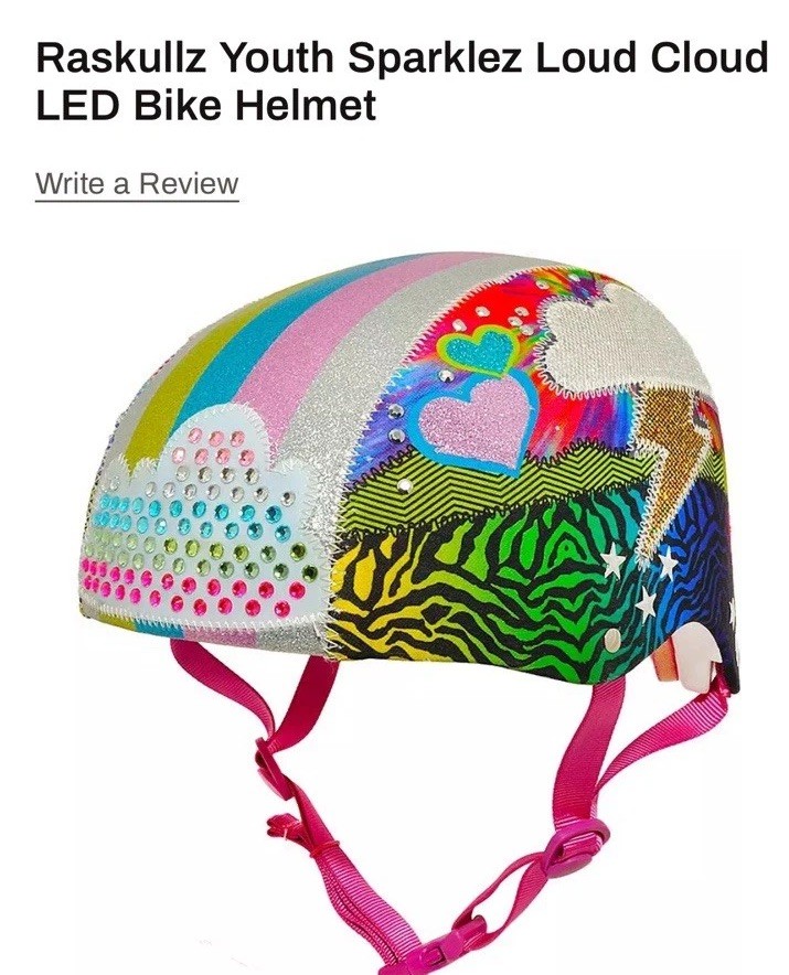 Raskullz Girls Loud Cloud Sparklez Helmet Loud Cloud Ages 5+ LED Lights