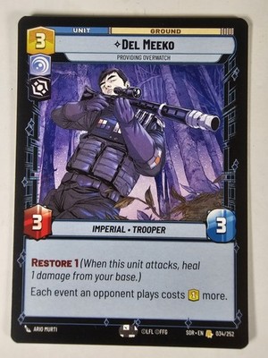 Del Meeko 034/252 Star Wars Unlimited Spark Of Rebellion SOR - We Combine Ship