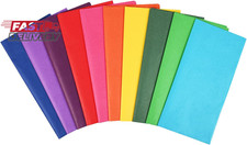 Simetufy 60 Sheets Rainbow Colored Tissue Paper for Gift Bags, 10 Bold Colors, 2