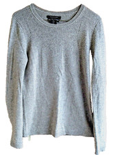 Tahari Cashmere Sweater Womens Size S Pure Luxe Classic Quiet Luxury Minimalist