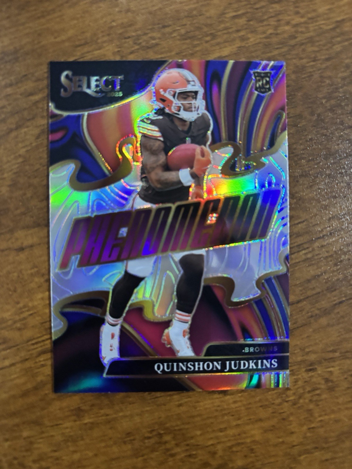 ✨2025 Panini Select Quinshon Judkins Rookie Phenomenon Silver Prizm RC #6 Browns