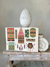 1850 Ernest Meyer Embroidery graph French Berlin work embroidered pattern Sajou