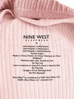 Nine West Sleepwear Women's Medium Pink Ribbed Pajama Set 2-Piece Button Front L — photo 3
