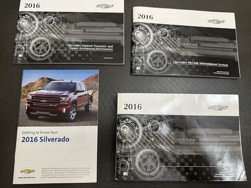 2016 Chevrolet Silverado Owners Manual Set *Great Condition!*